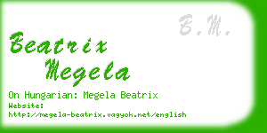 beatrix megela business card